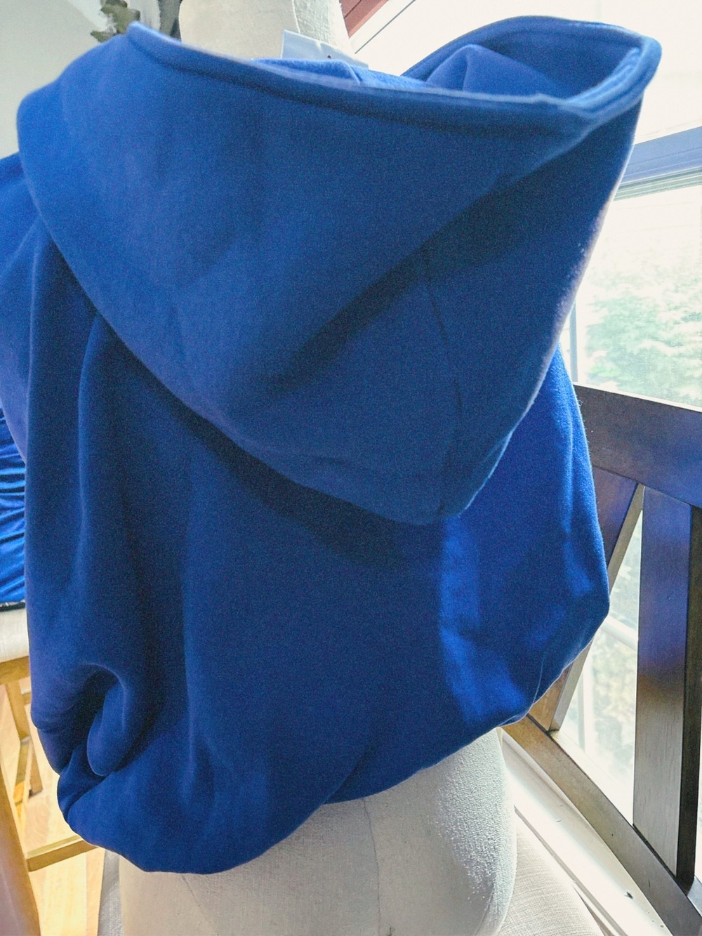 Blogilates size S Blue Full-Zip Hoodie - Picture 2 of 2